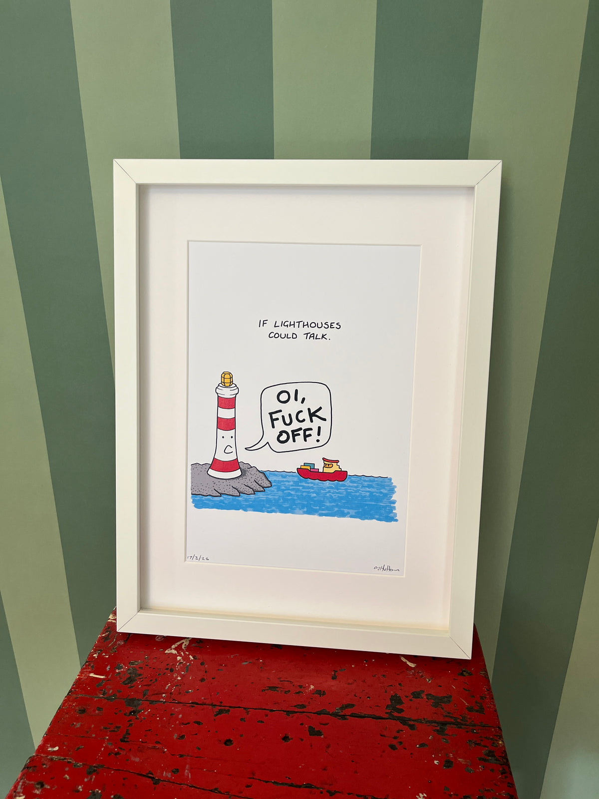 If Lighthouses Could Talk - Framed