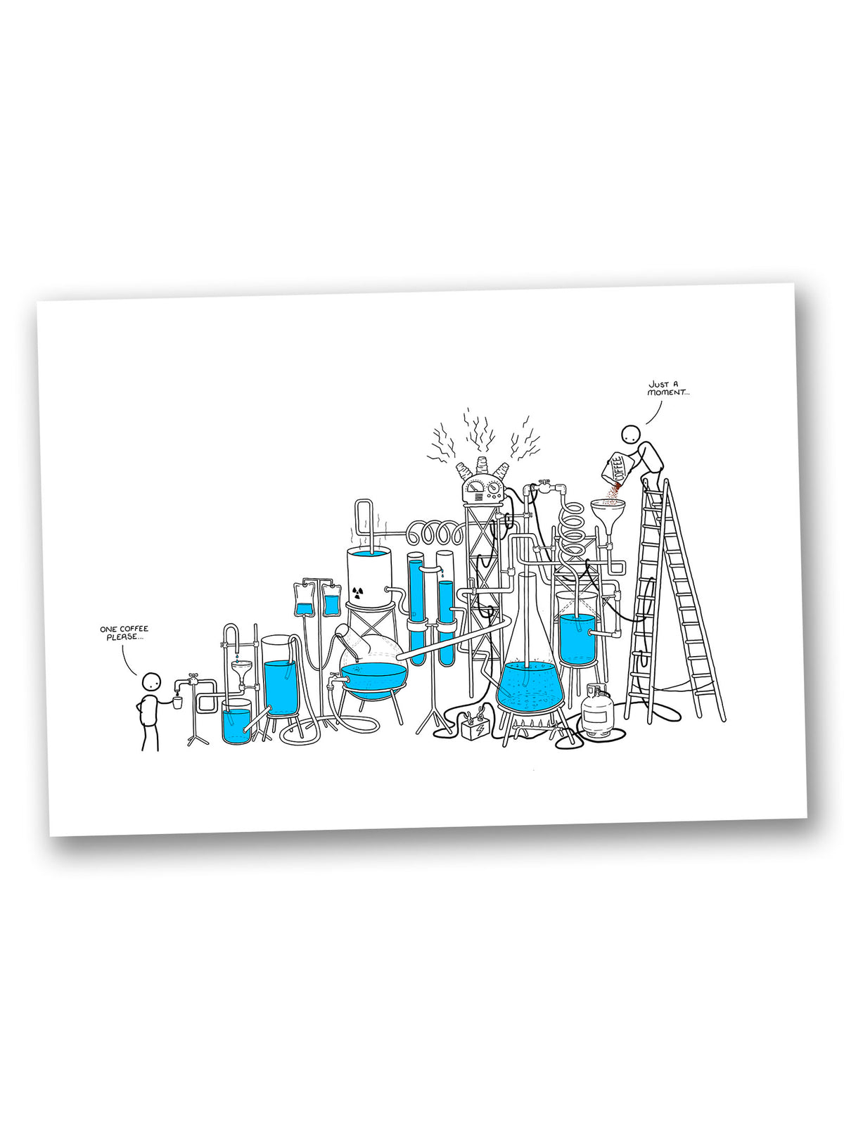 One Coffee Please - Print