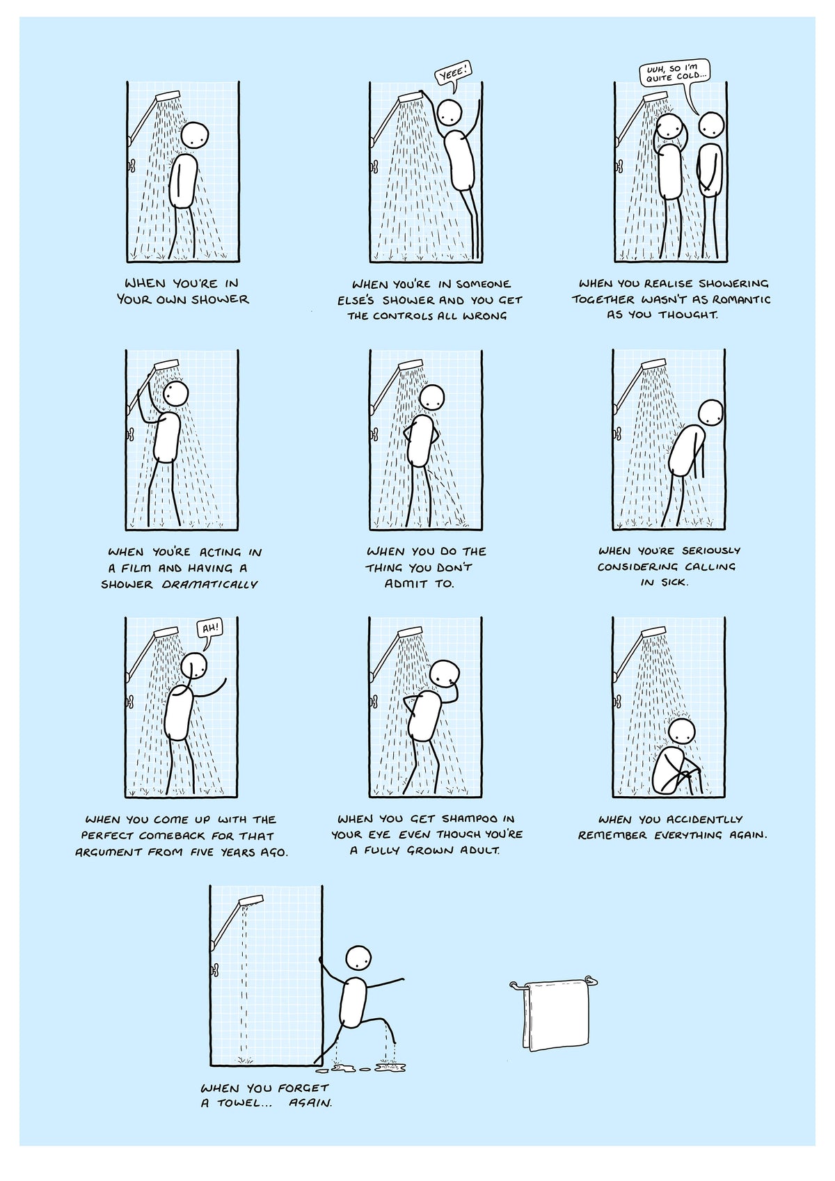 Life in the shower