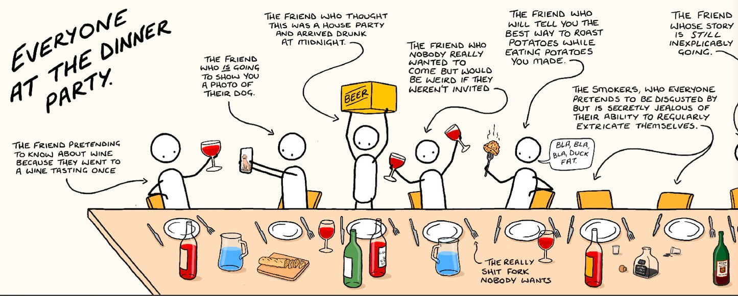 Everyone At The Dinner Party.