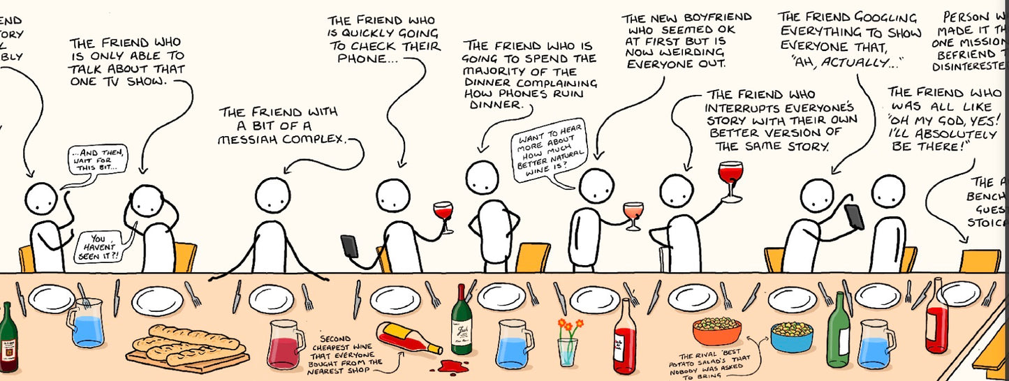 Everyone At The Dinner Party.