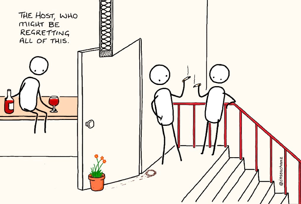 Everyone At The Dinner Party.