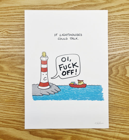 If Lighthouses Could Talk - Print