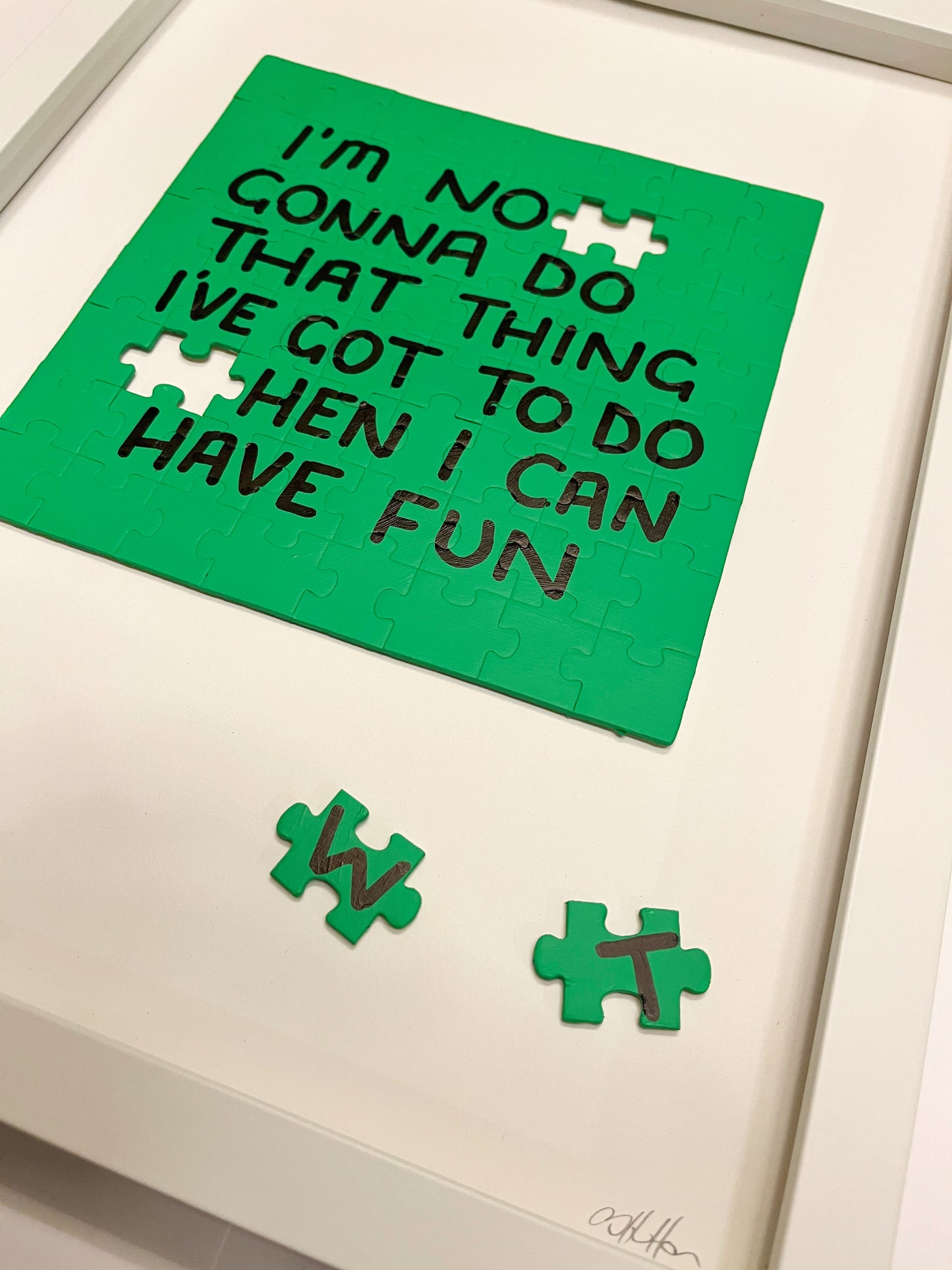 Jigsaw Puzzle Choices - Green