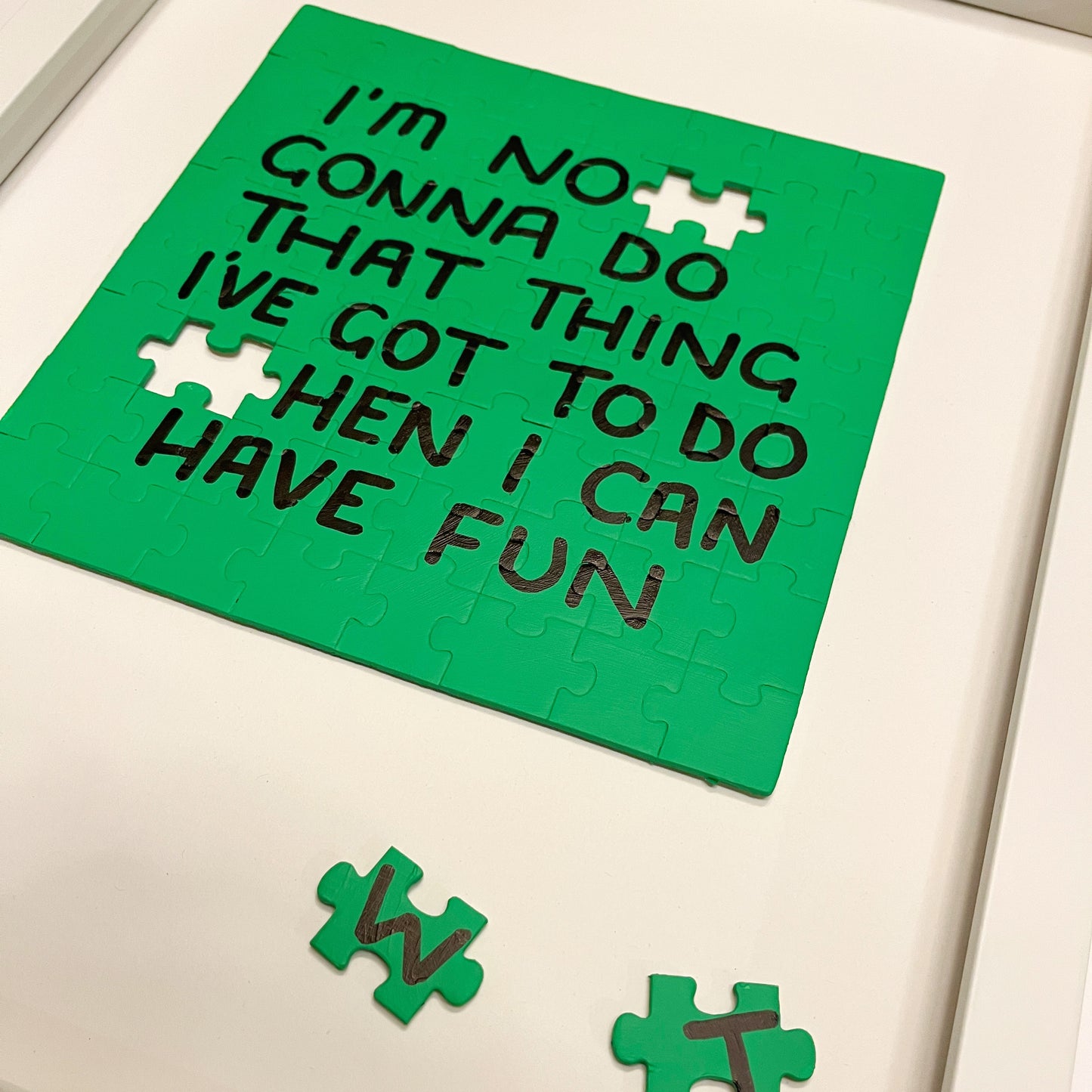 Jigsaw Puzzle Choices - Green