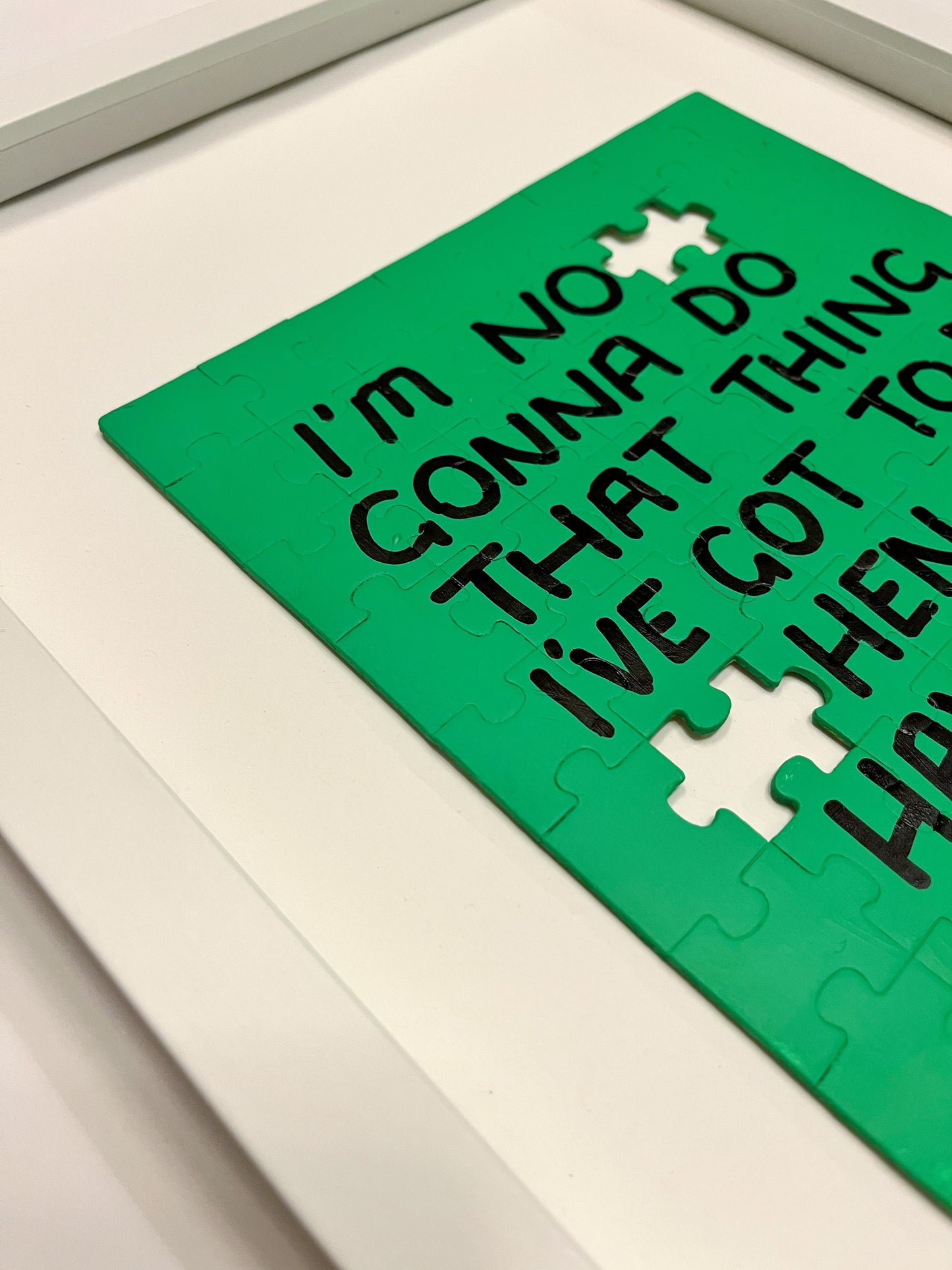 Jigsaw Puzzle Choices - Green