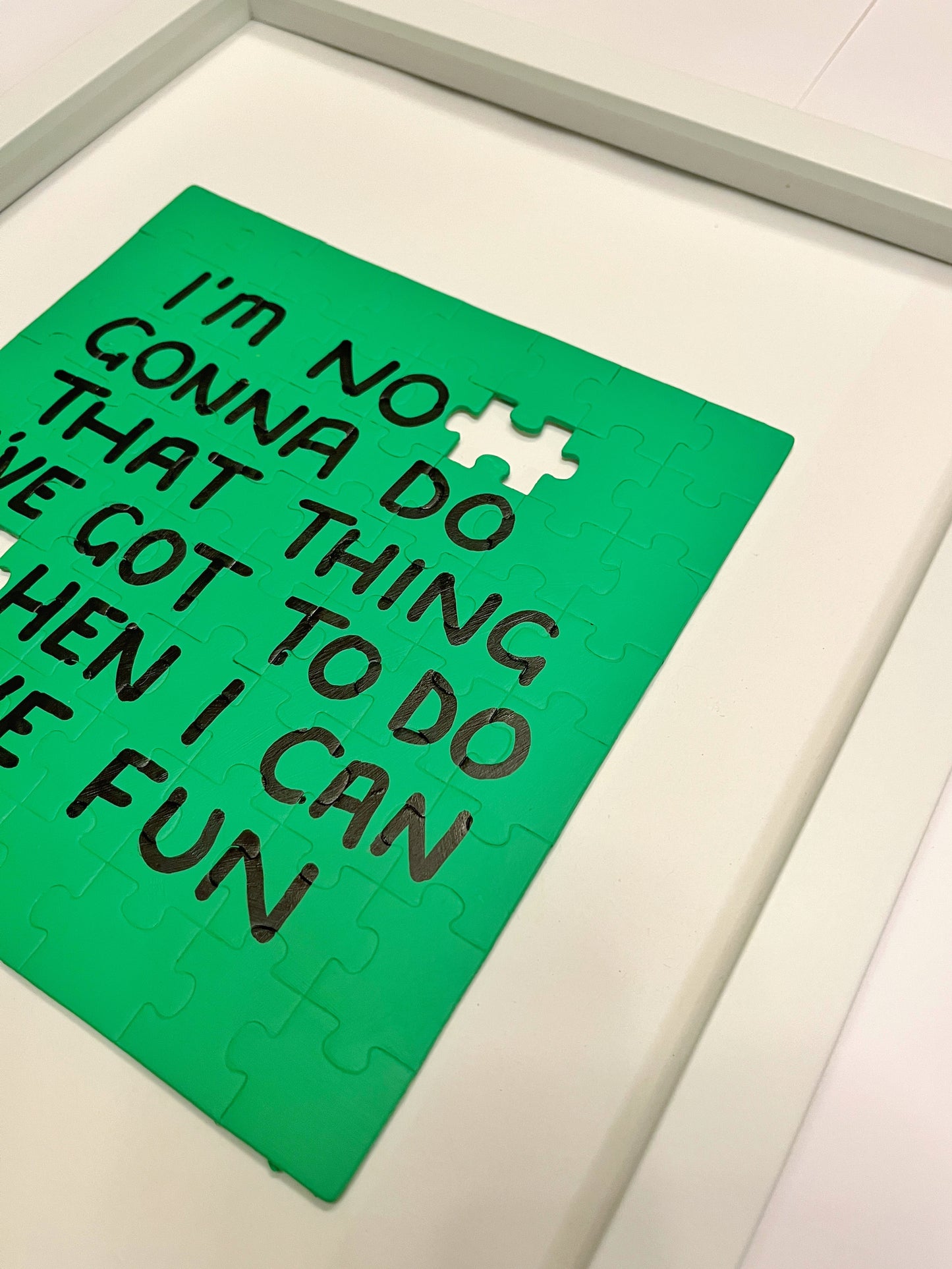 Jigsaw Puzzle Choices - Green