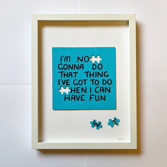 Jigsaw Puzzle Choices - Blue