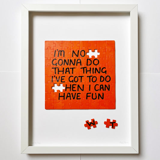 Jigsaw Puzzle Choices - Orange