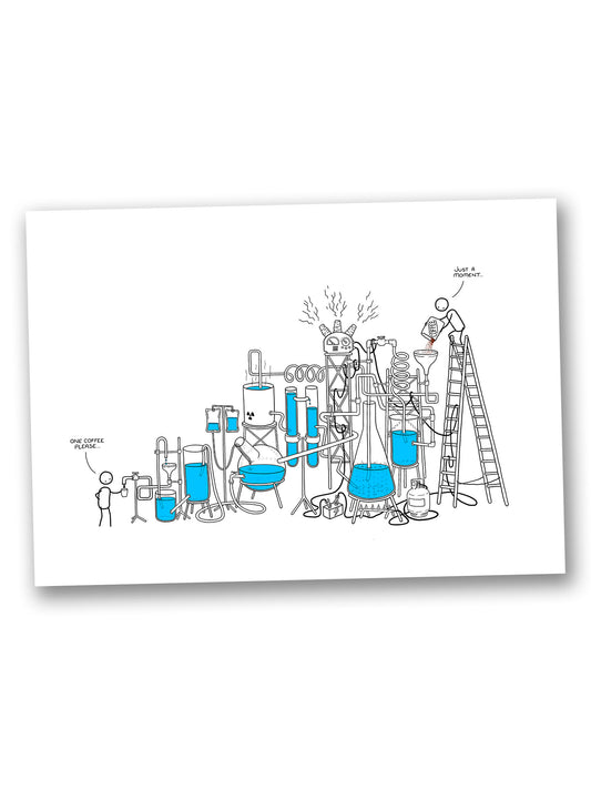 One Coffee Please - Print