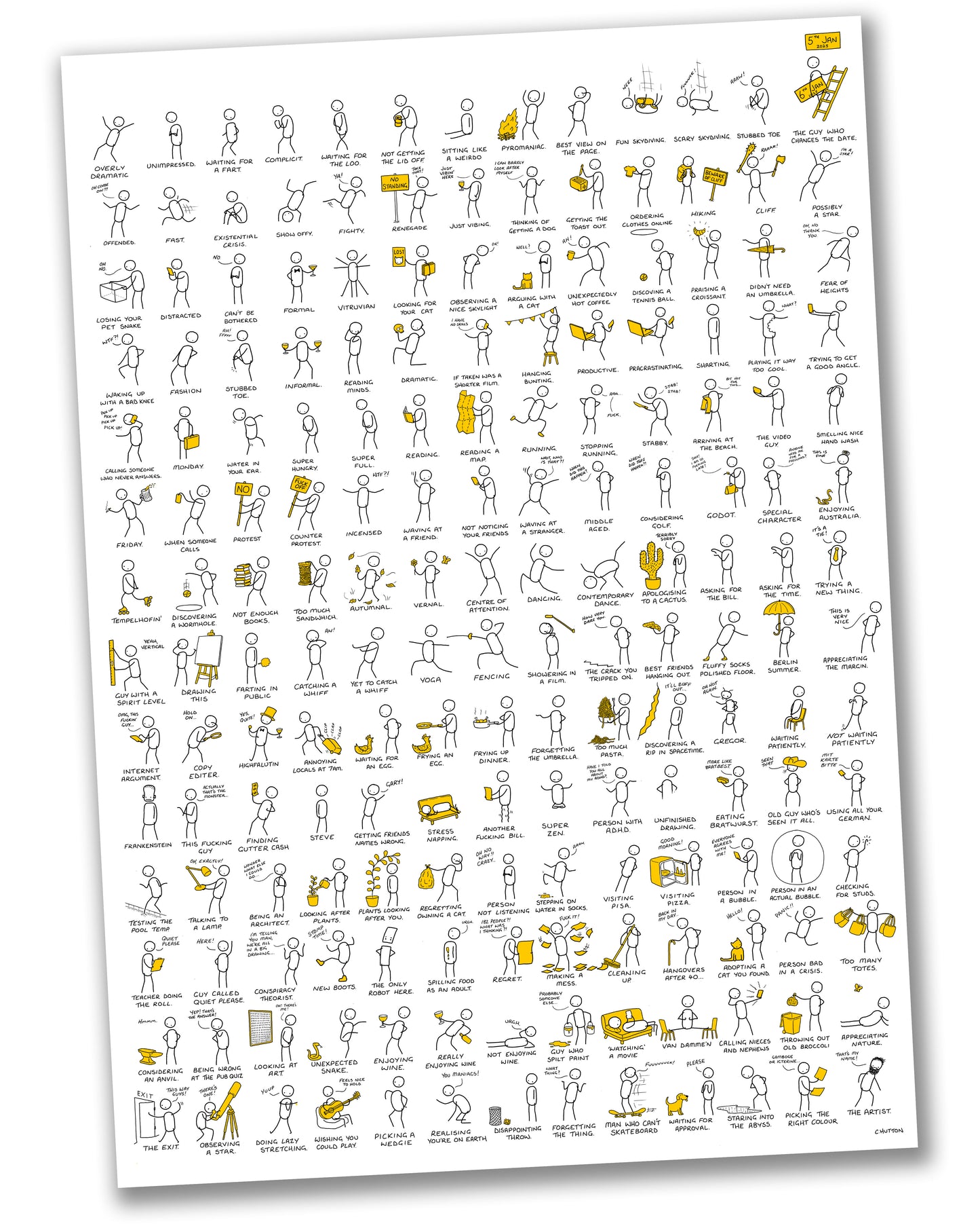 All The People - A1 Print.