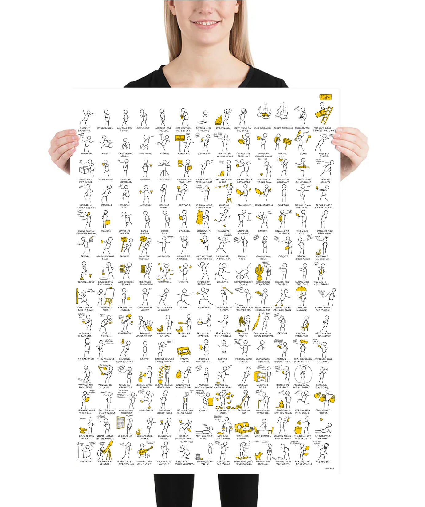 All The People - A1 Print.