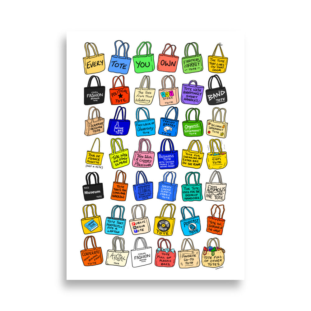 Tote Bags Poster