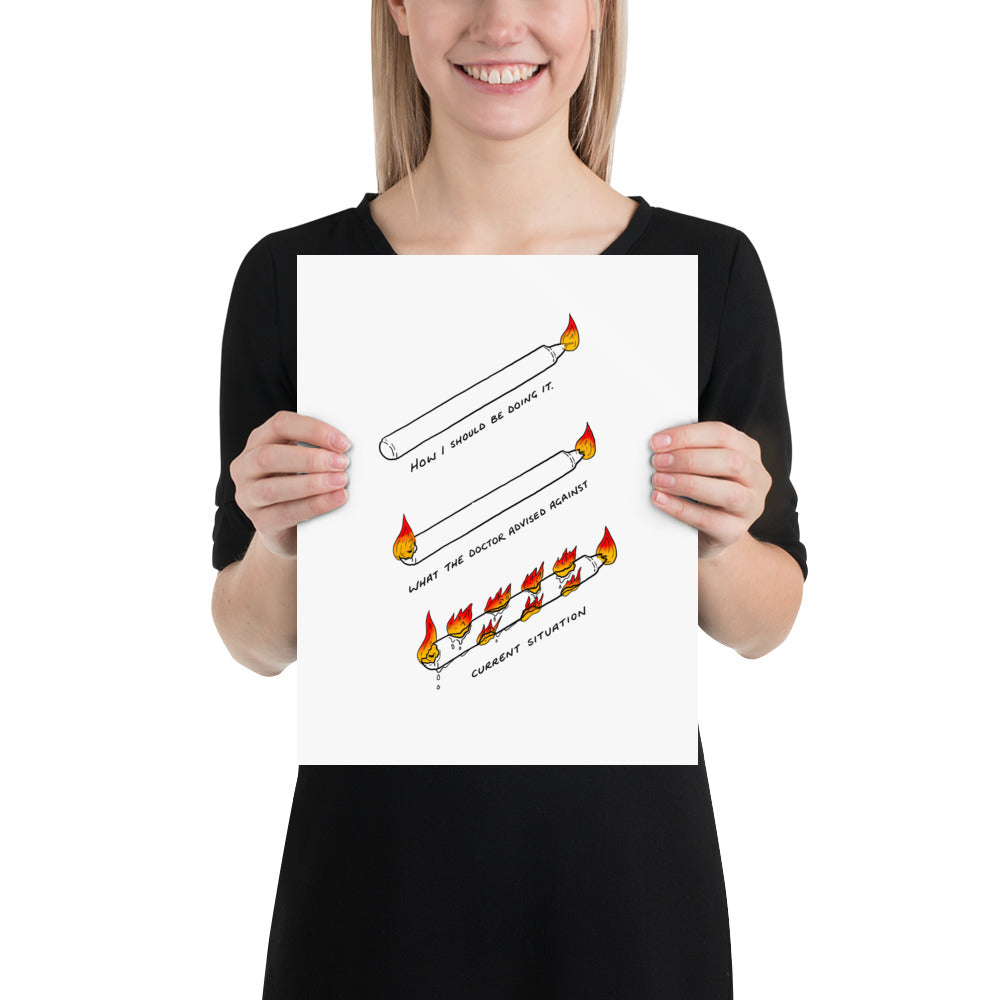 Burning at Both Ends Poster