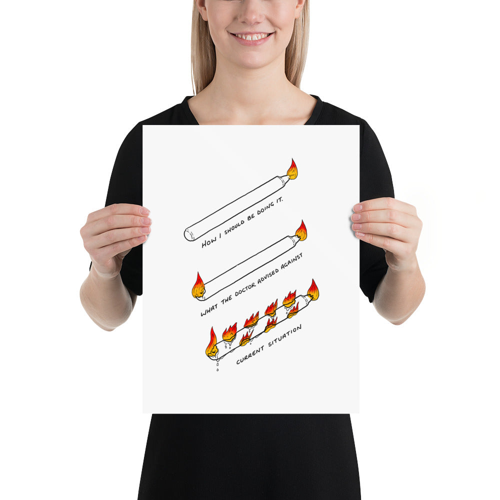 Burning at Both Ends Poster