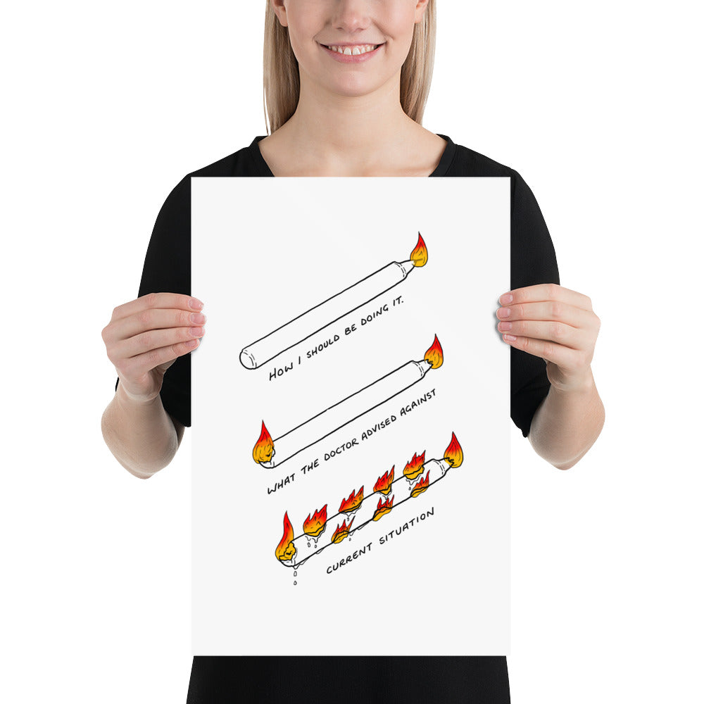 Burning at Both Ends Poster