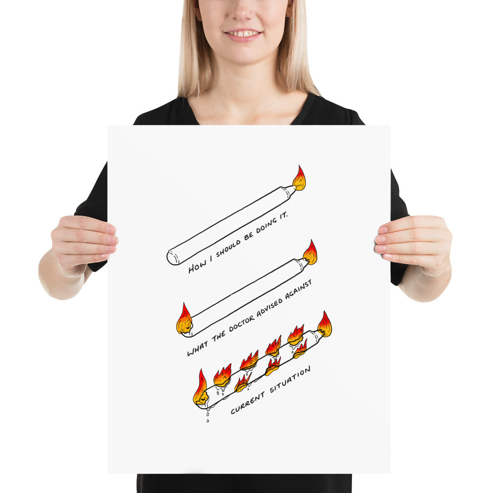 Burning at Both Ends Poster