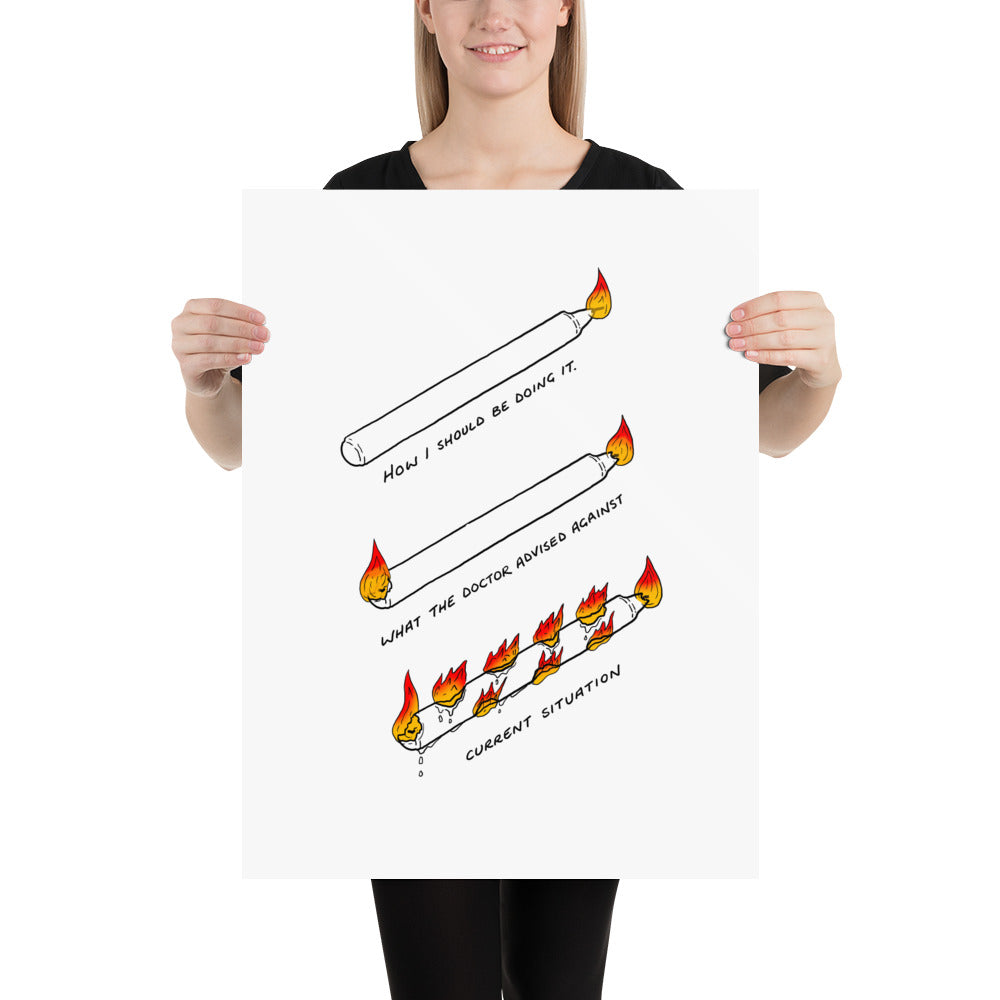 Burning at Both Ends Poster