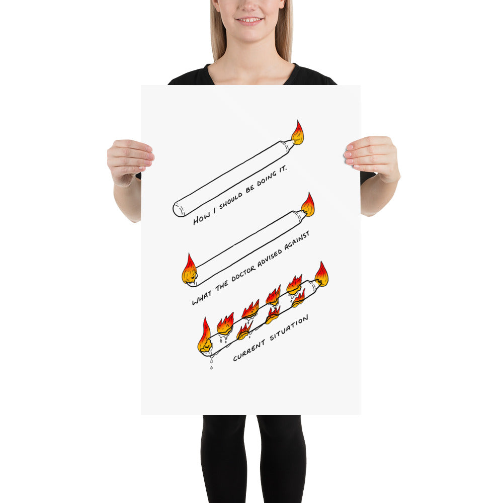 Burning at Both Ends Poster