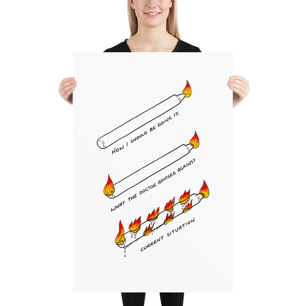 Burning at Both Ends Poster