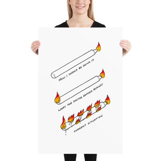 Burning at Both Ends Poster