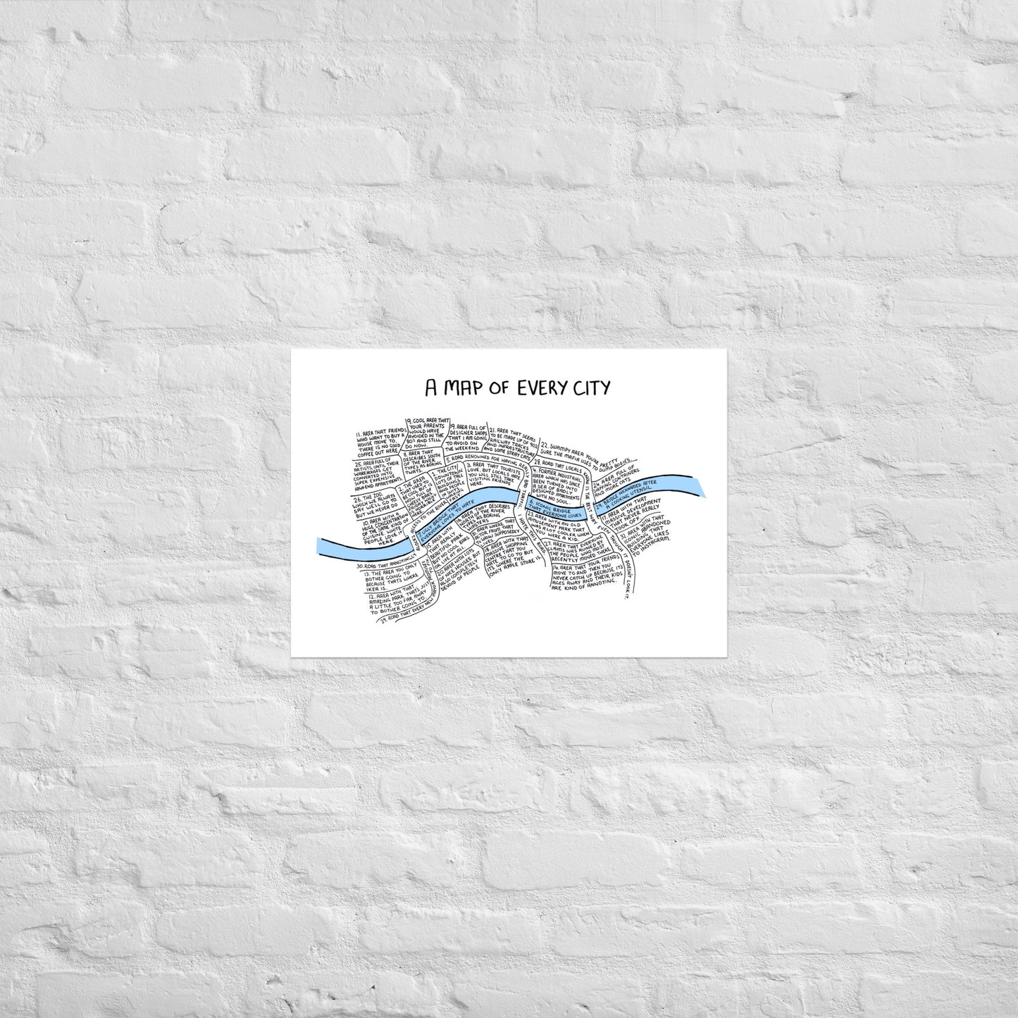 A Map Of Every City